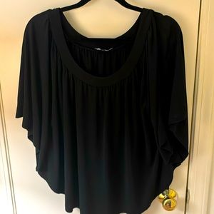 Black Express flowy top size small.